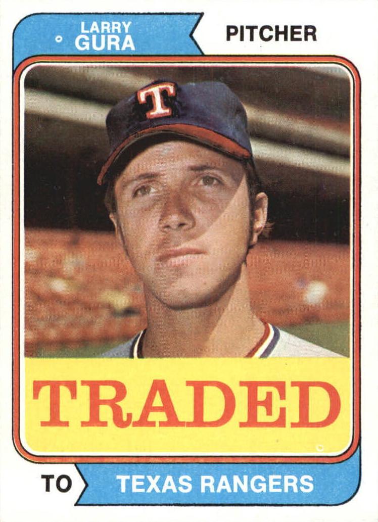 1974 Topps Traded Baseball Larry Gura #616T