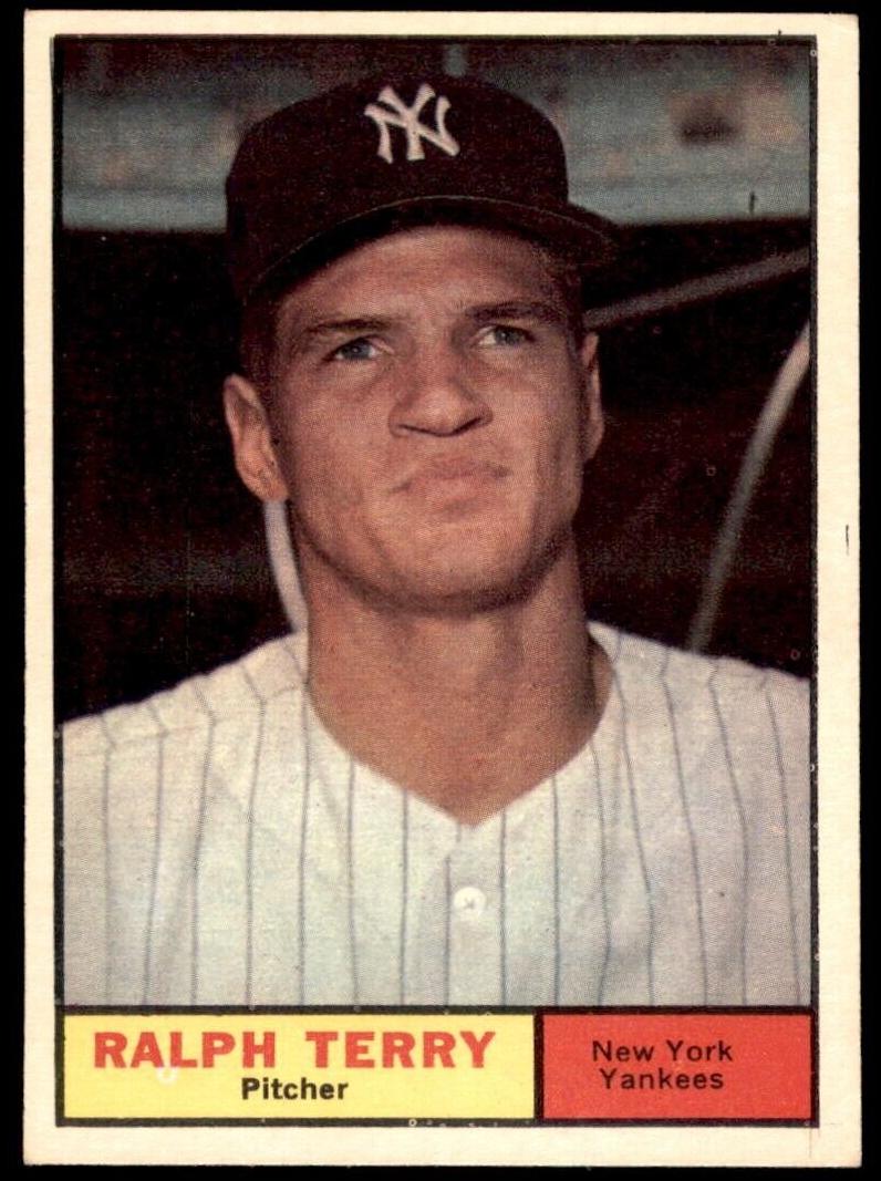 1961 Topps Baseball Ralph Terry #389