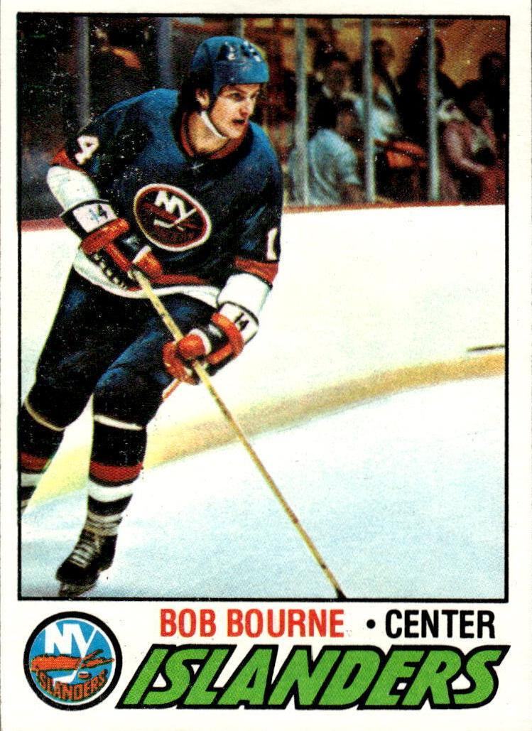 1977 Topps Hockey Bob Bourne #93