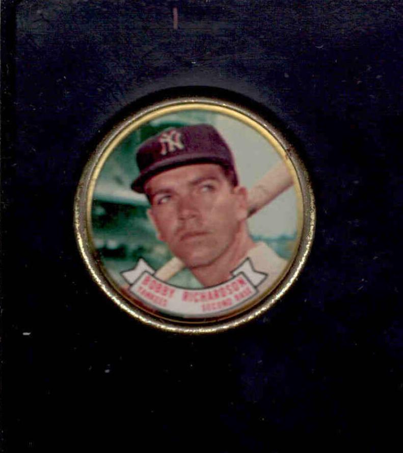 1964 Topps Coins Baseball Bobby Richardson #72