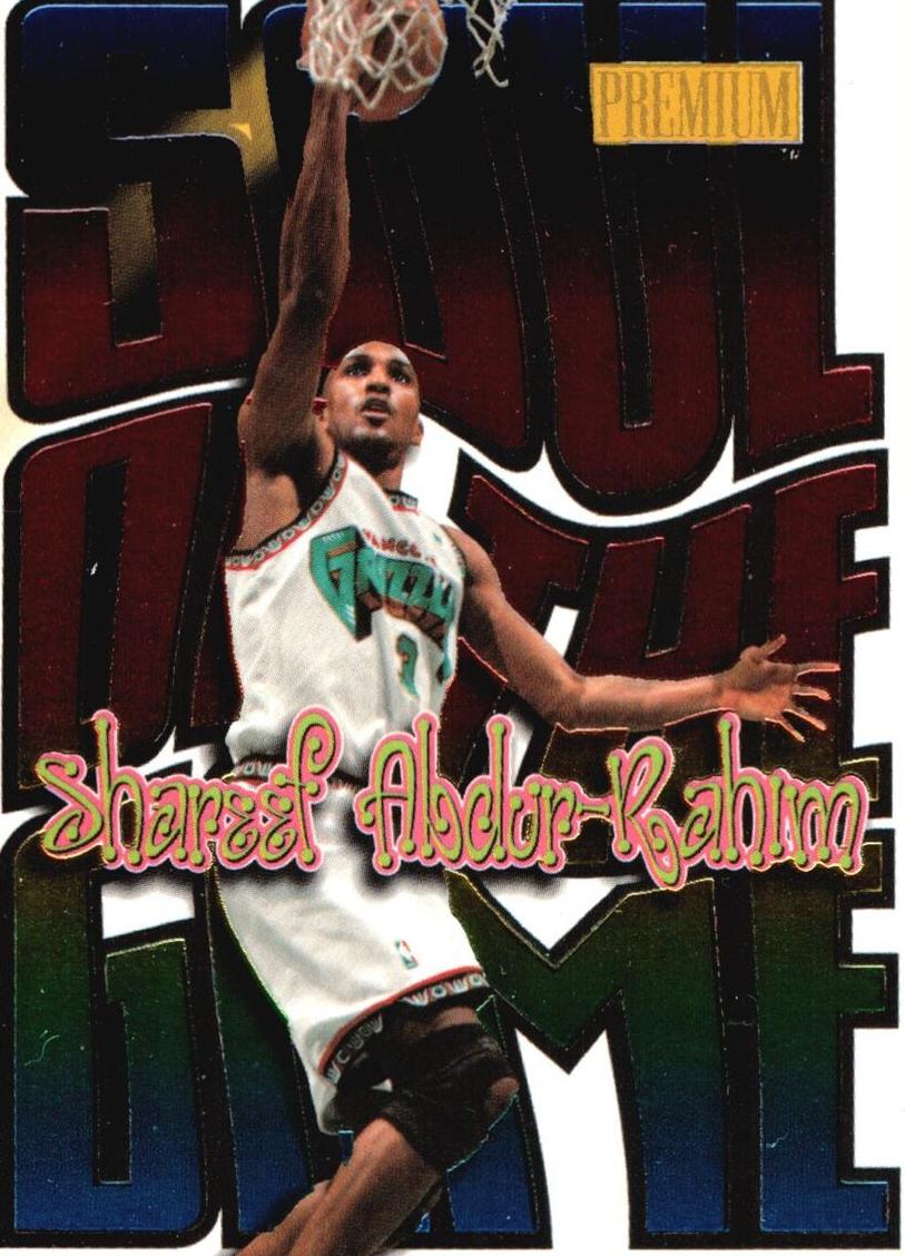 1998 Skybox Premium Basketball Shareef Abdur-Rahim #15SG