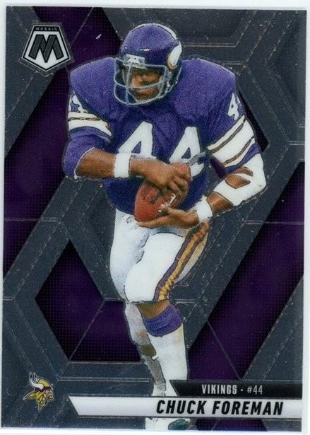 2025 Panini Mosaic Football Chuck Foreman #161 PSA 8