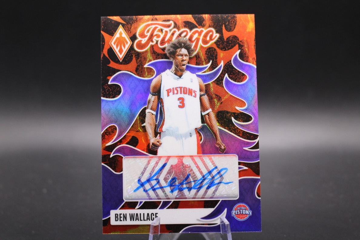 2023 Panini Phoenix Basketball Purple Ben Wallace #FA-BEN