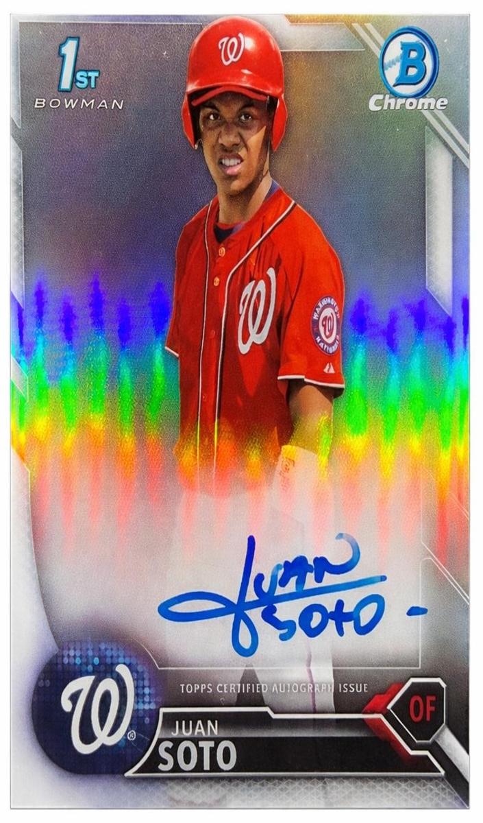 2016 Bowman Chrome Prospects Baseball Refractor Juan Soto #CPA-JS