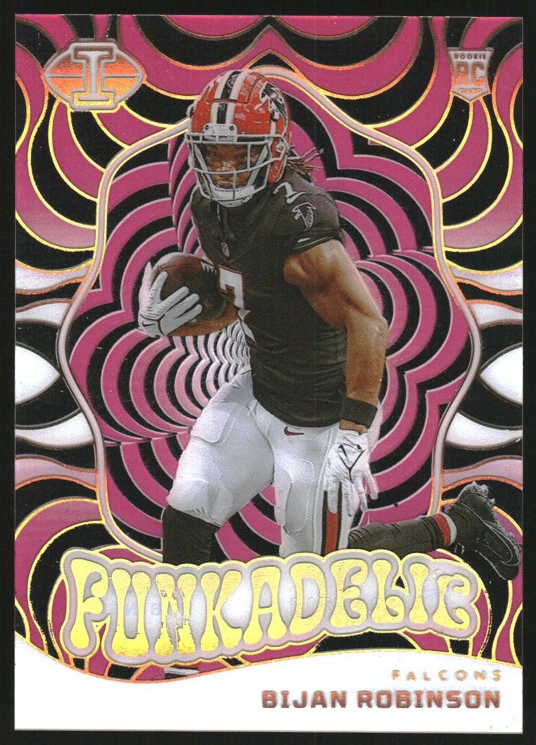 2023 Panini Illusions Football Pink Bijan Robinson #12