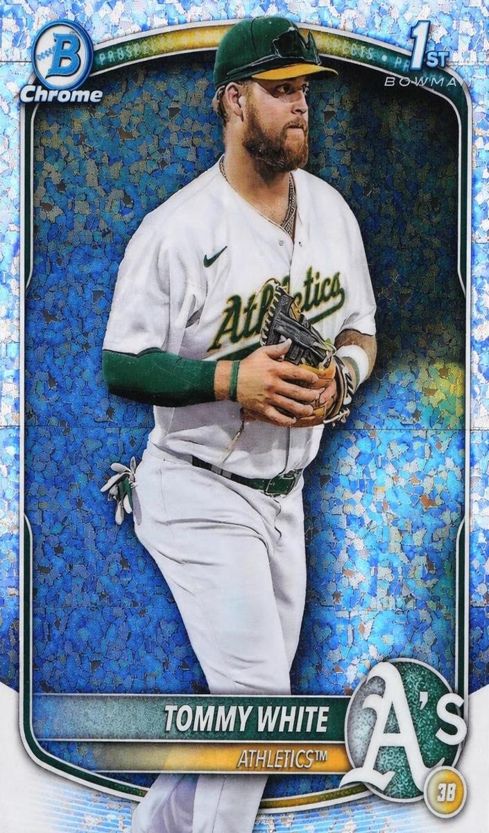2025 Bowman Chrome Prospects Baseball Mini-Diamond Refractor Tommy White #BCP-251
