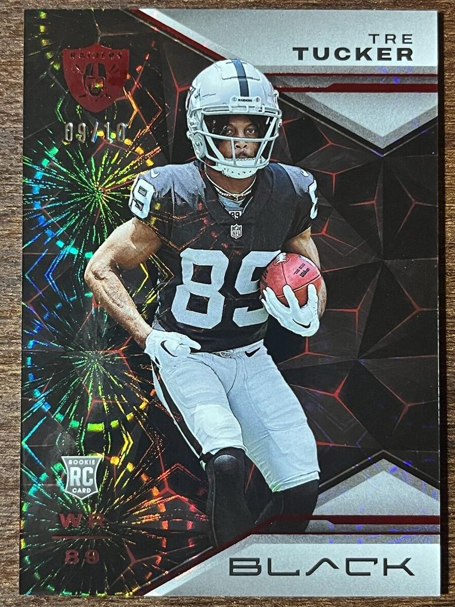 2023 Panini Black Football Ruby Tre Tucker #107