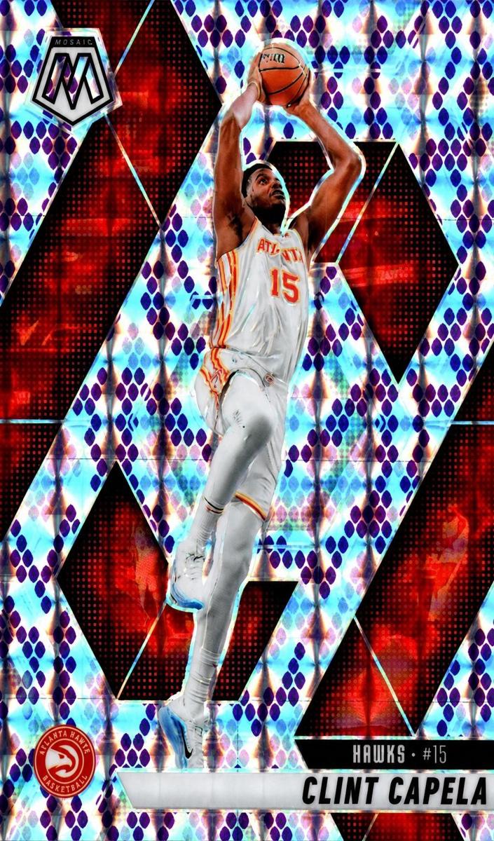 2024 Panini Mosaic Basketball Purple Snakeskin Clint Capela #173