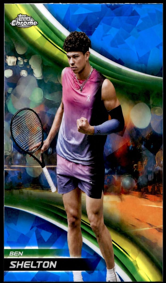2025 Topps Chrome Sapphire Tennis Ben Shelton #36 RAW Ungraded