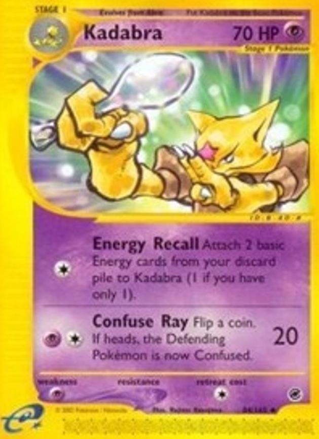 2002 Pokemon Expedition Base Set Kadabra #84 PSA 9