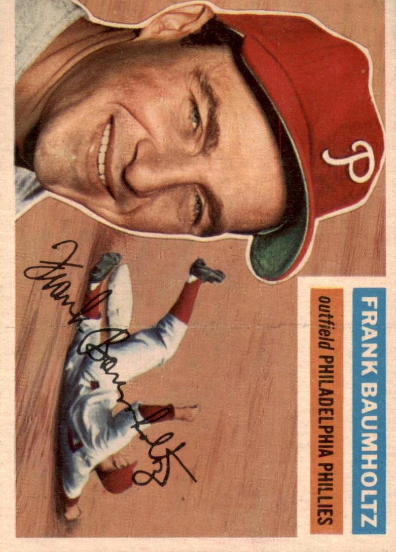 1956 Topps Baseball Frank Baumholtz #274