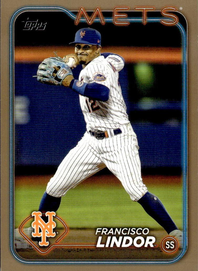 2024 Topps Baseball Gold Francisco Lindor #650
