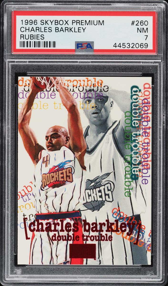 1996 Skybox Premium Basketball Rubies Charles Barkley #260