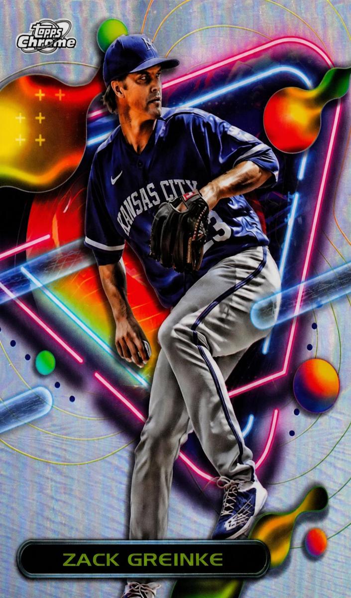2023 Topps Cosmic Chrome Baseball Refractor Zack Greinke #85