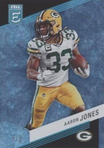 2023 Donruss Elite Football FOTL Platinum Aaron Jones #3