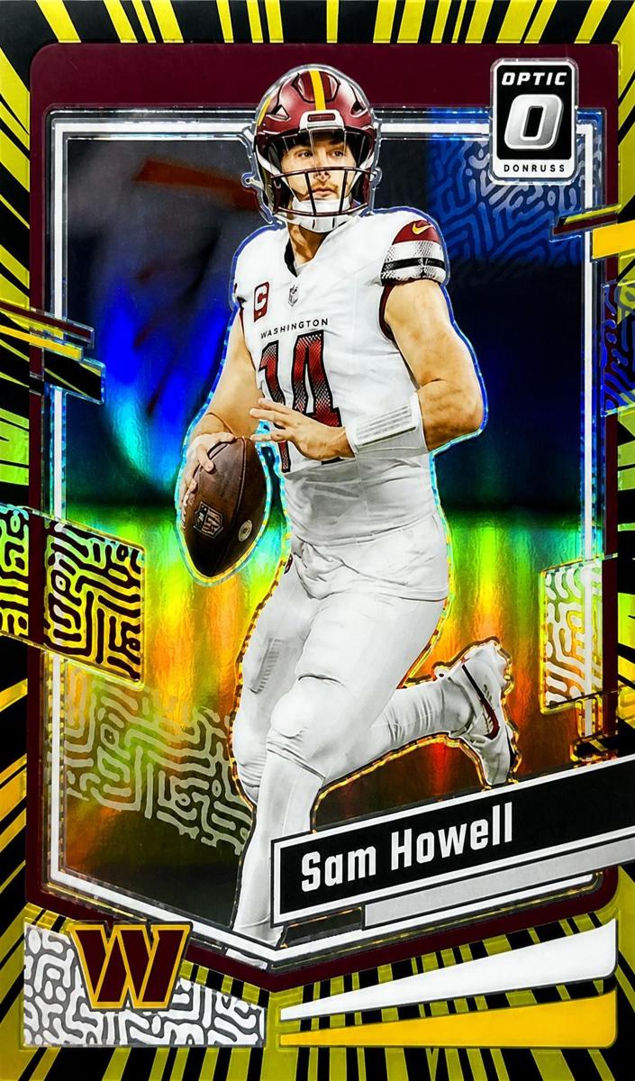 2023 Donruss Optic Football Electricity Sam Howell #198 PSA 9