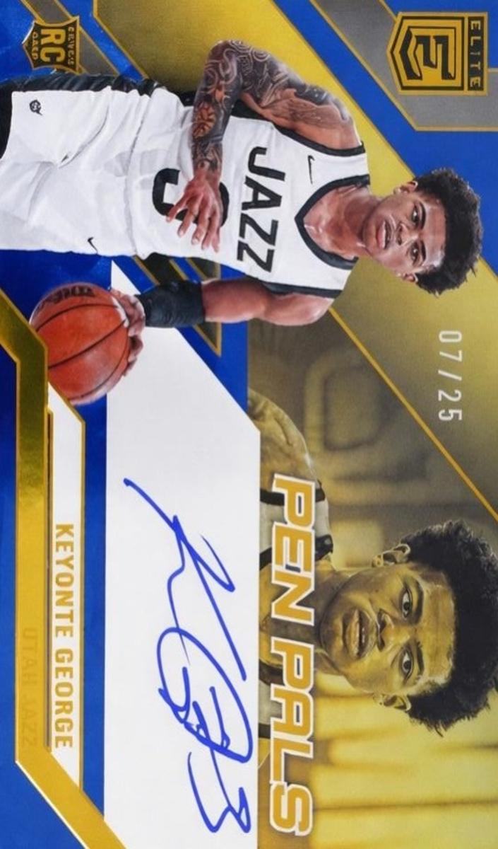 2023 Donruss Elite Basketball Blue Keyonte George #PP-KEY