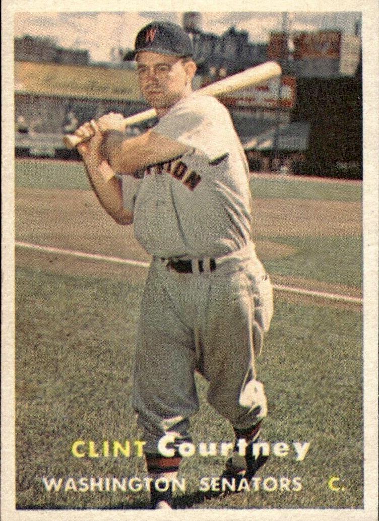 1957 Topps Baseball Clint Courtney #51