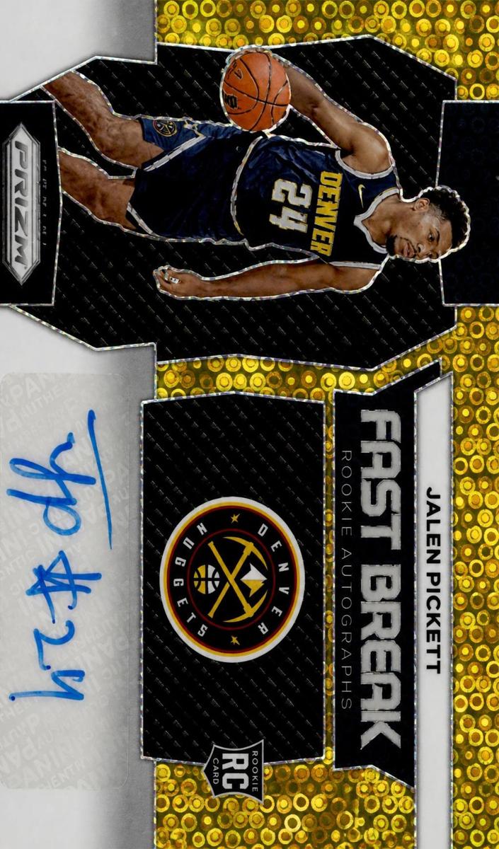 2023 Panini Prizm Basketball Gold Jalen Pickett #FBR-PIK PSA 10