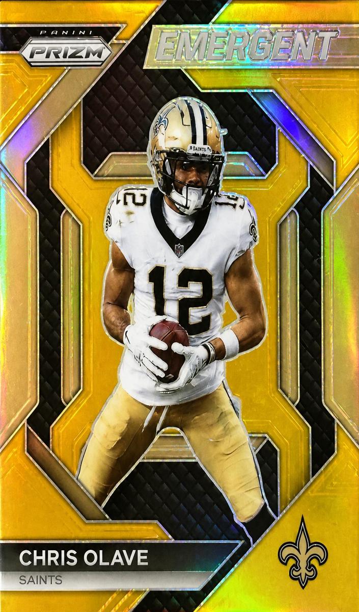 2023 Panini Prizm Football Gold Chris Olave #H-6 PSA 9