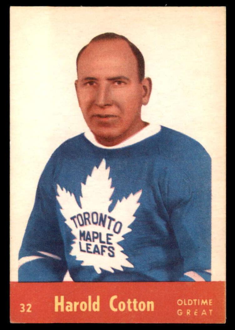 1955 Parkhurst Hockey Harold Cotton #32