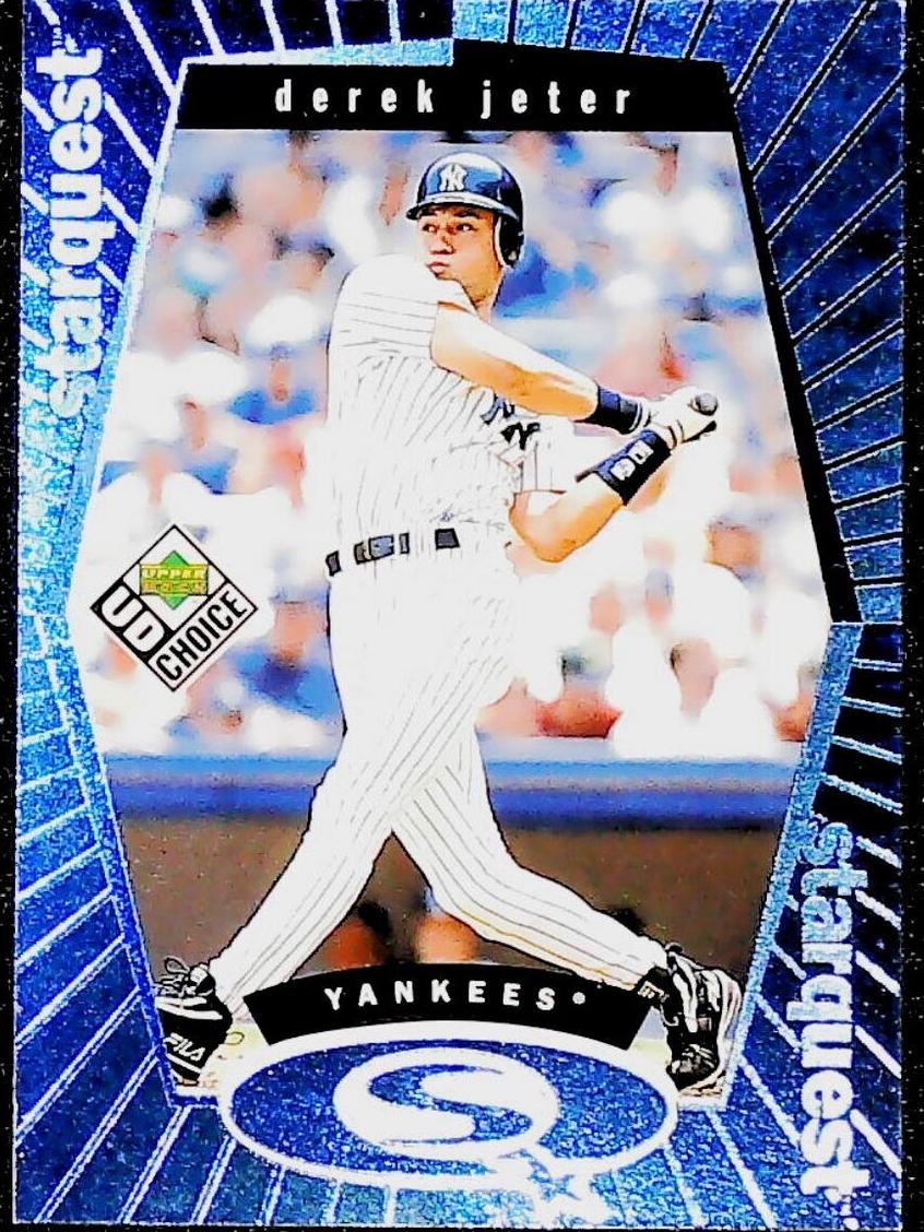 1999 UD Choice Baseball Blue Derek Jeter #SQ4 CGC 9