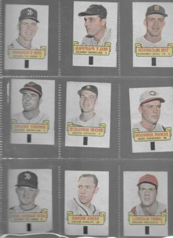 1966 Topps Rub-Offs Baseball Sammy McDowell #NNO