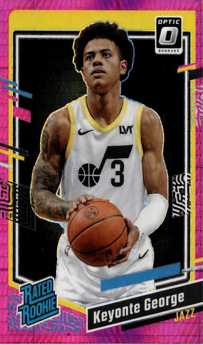 2023 Donruss Optic Basketball Pink Hyper Keyonte George #223 PSA 9