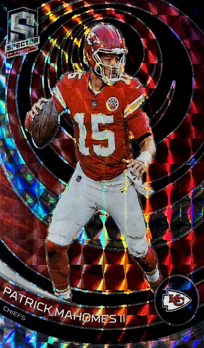 2023 Panini Spectra Football Interstellar Patrick Mahomes II #106 PSA 8.5