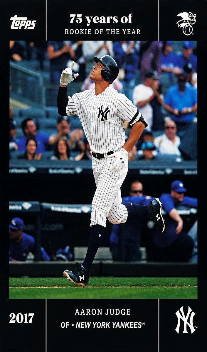 2022 Topps MLB Rookie of the Year 75th Anniversary Baseball Aaron Judge #52 PSA 10