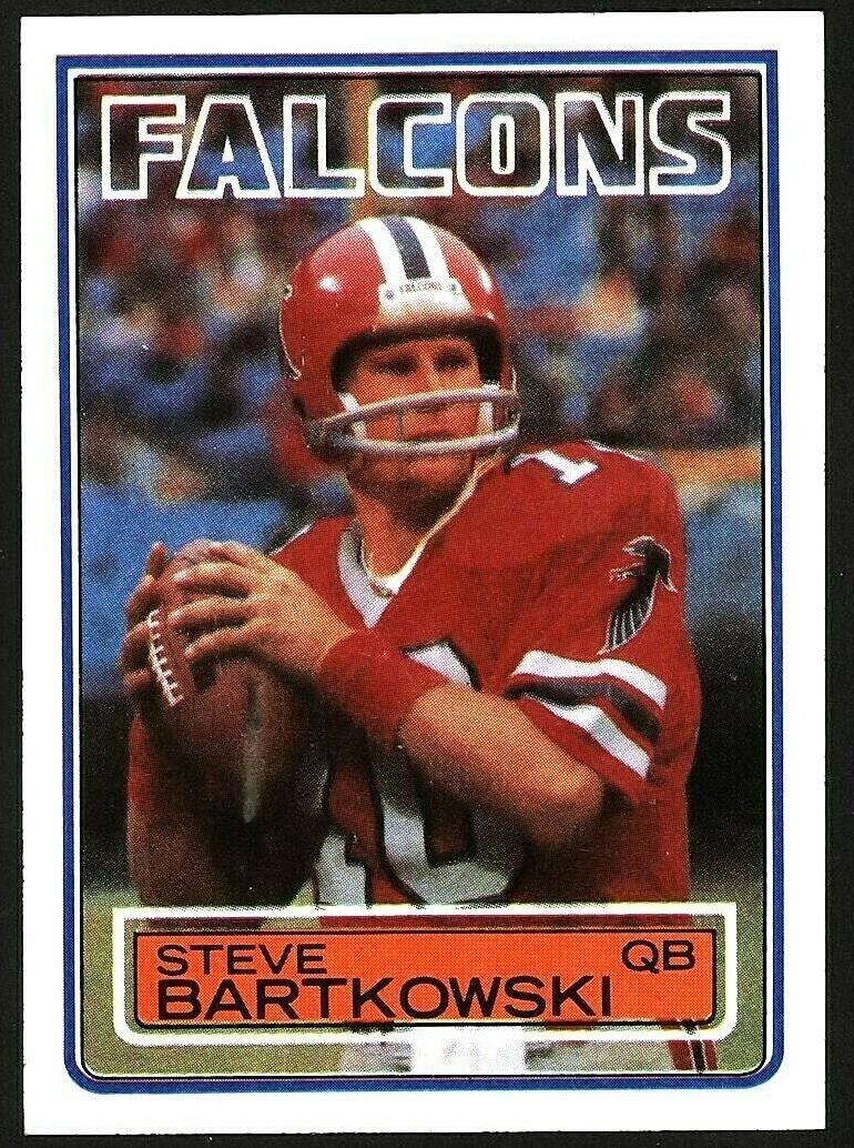 1983 Topps Football Steve Bartkowski #15 PSA 8