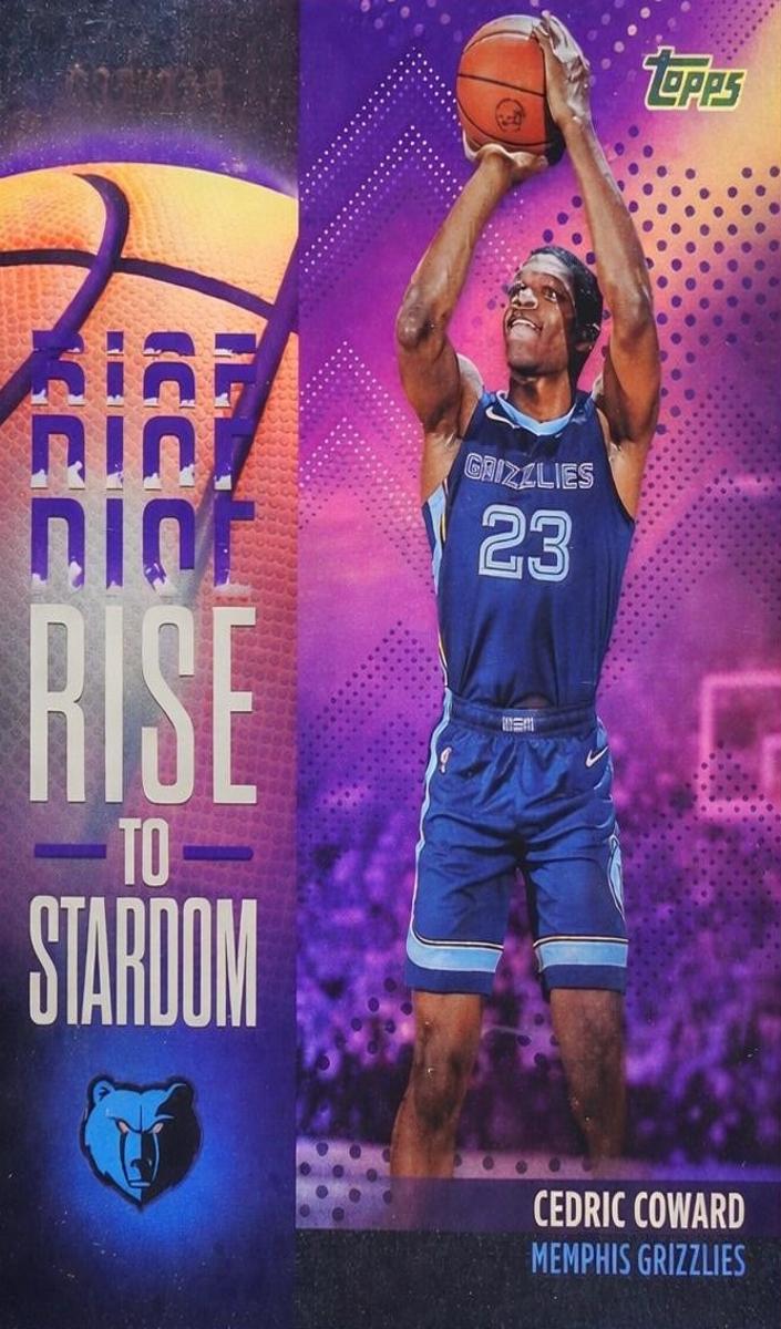 2025 Topps Basketball Purple Rainbow Cedric Coward #RTS-11 PSA 10