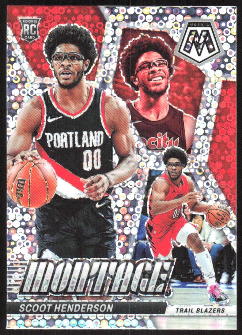 2023 Panini Mosaic Basketball Fast Break Scoot Henderson #22
