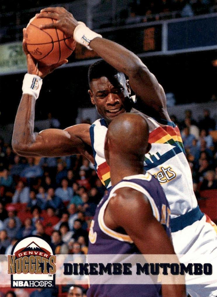 1993 Hoops Basketball Dikembe Mutombo #56
