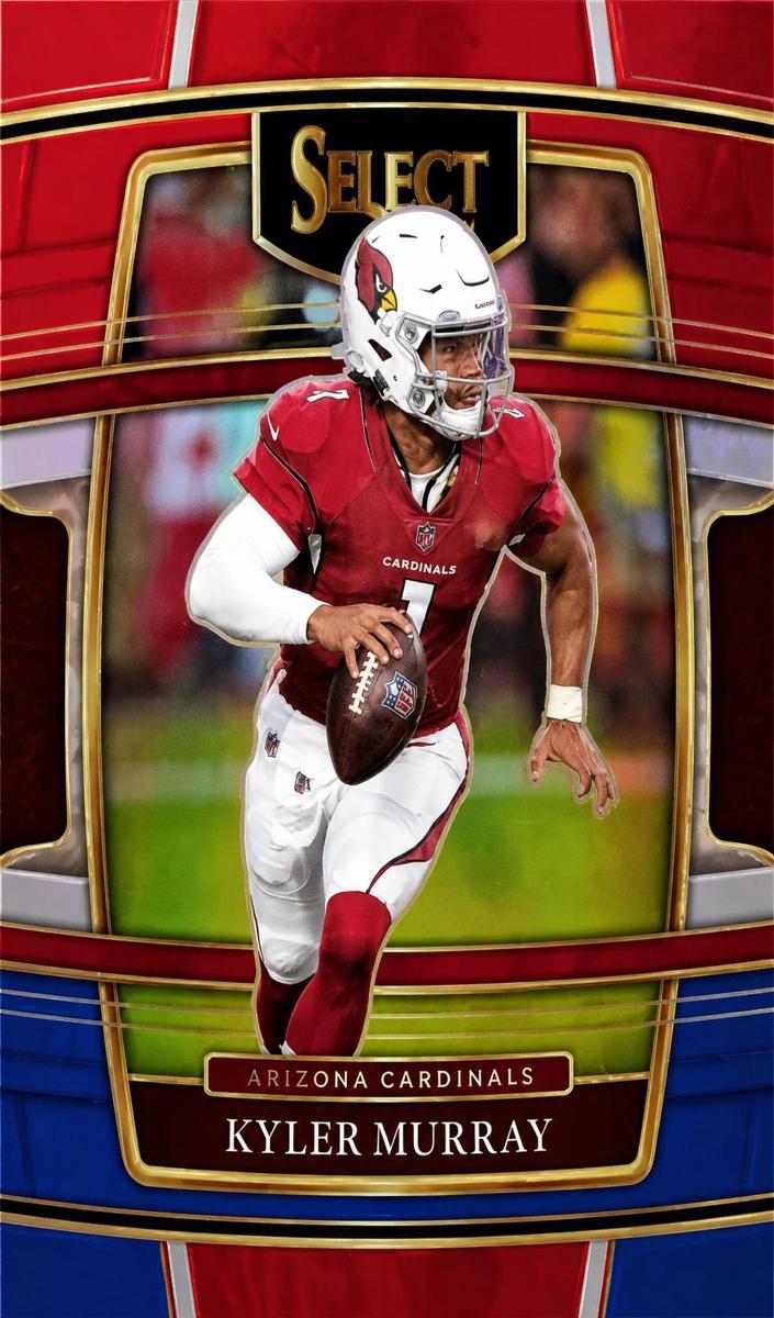 2021 Panini Select Football Red Blue Die Cut Kyler Murray #3