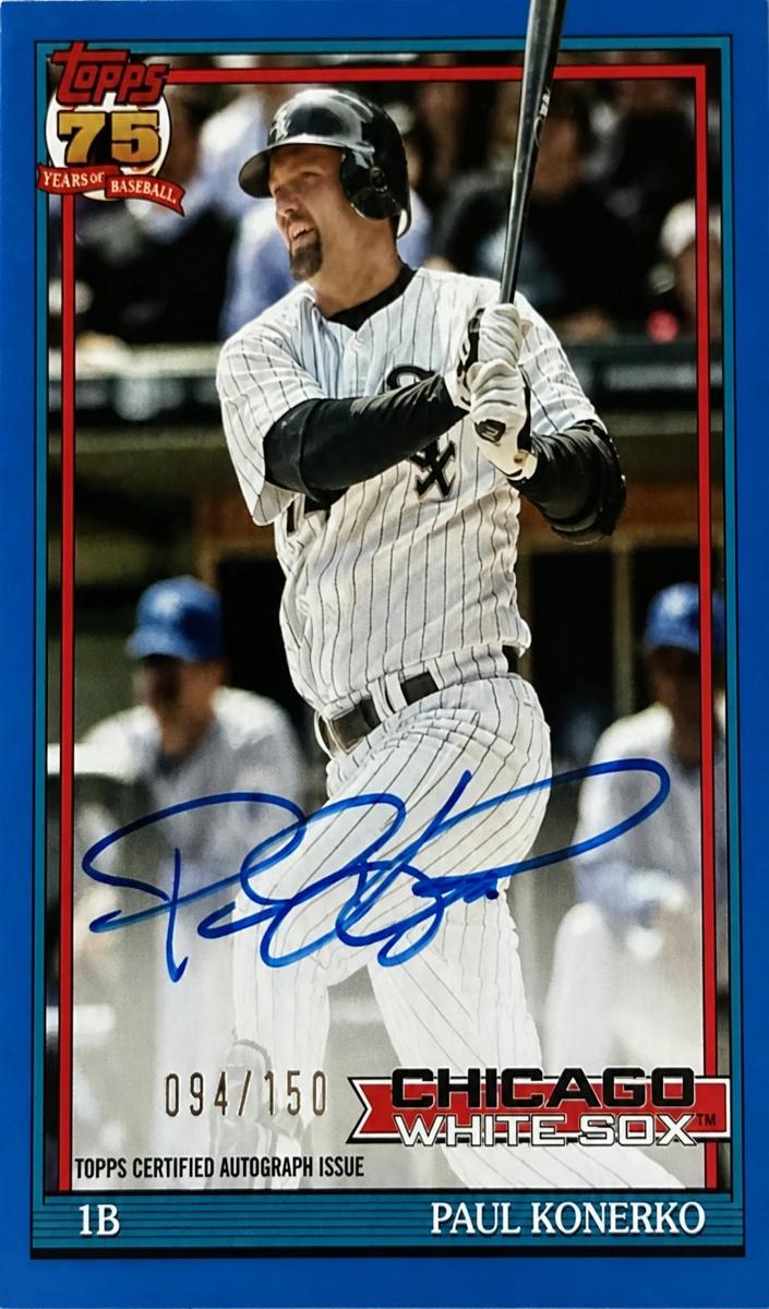 2026 Topps Baseball Blue Paul Konerko #91A-PK
