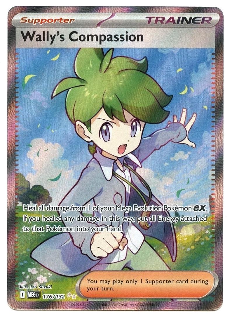 2025 Pokemon Mega Evolution Wally's Compassion #176 TAG 10