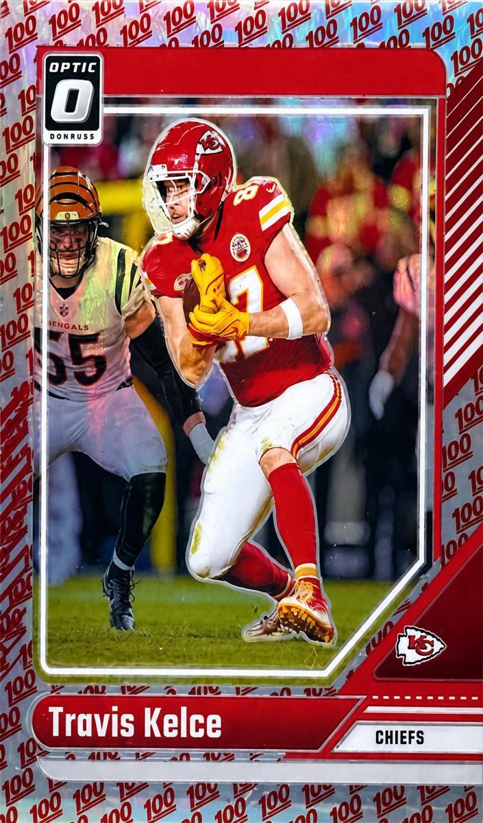 2024 Donruss Optic Football One Hundred Travis Kelce #98
