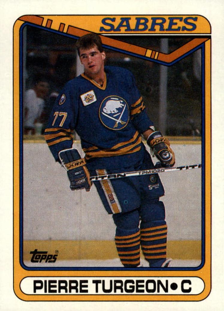 1990 Topps Hockey Pierre Turgeon #66