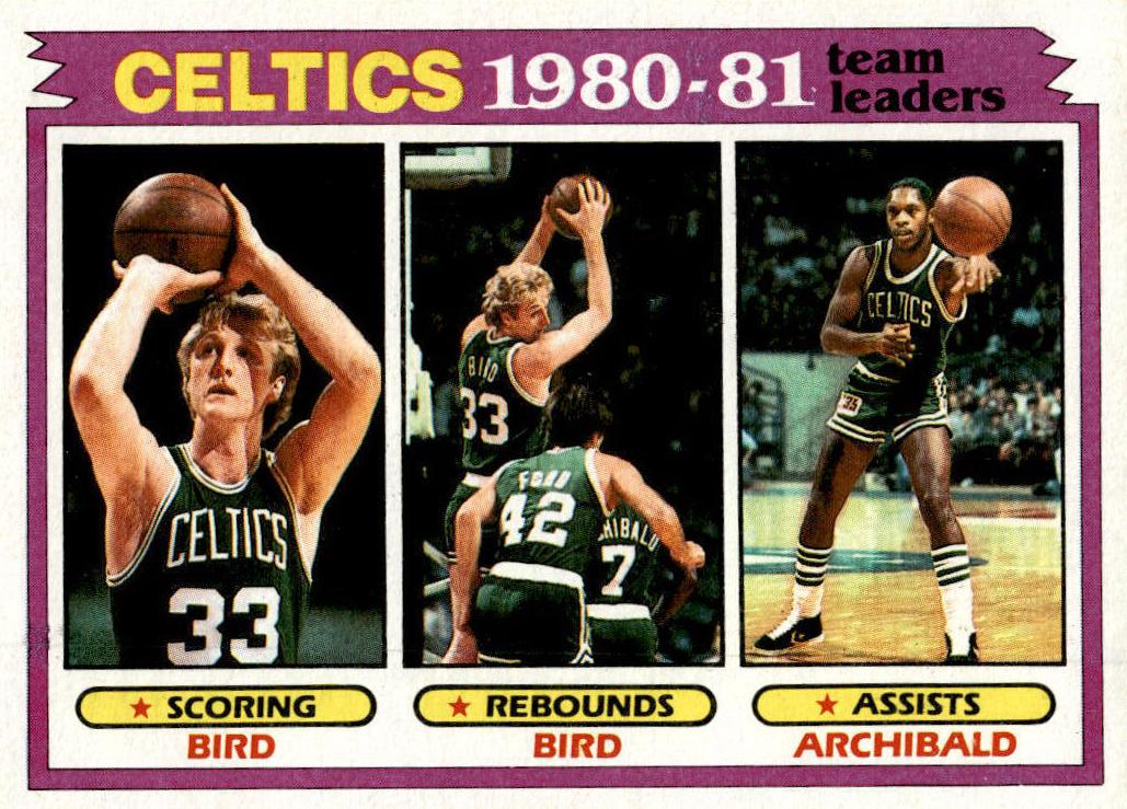 1981 Topps Basketball Larry Bird #45 PSA 9