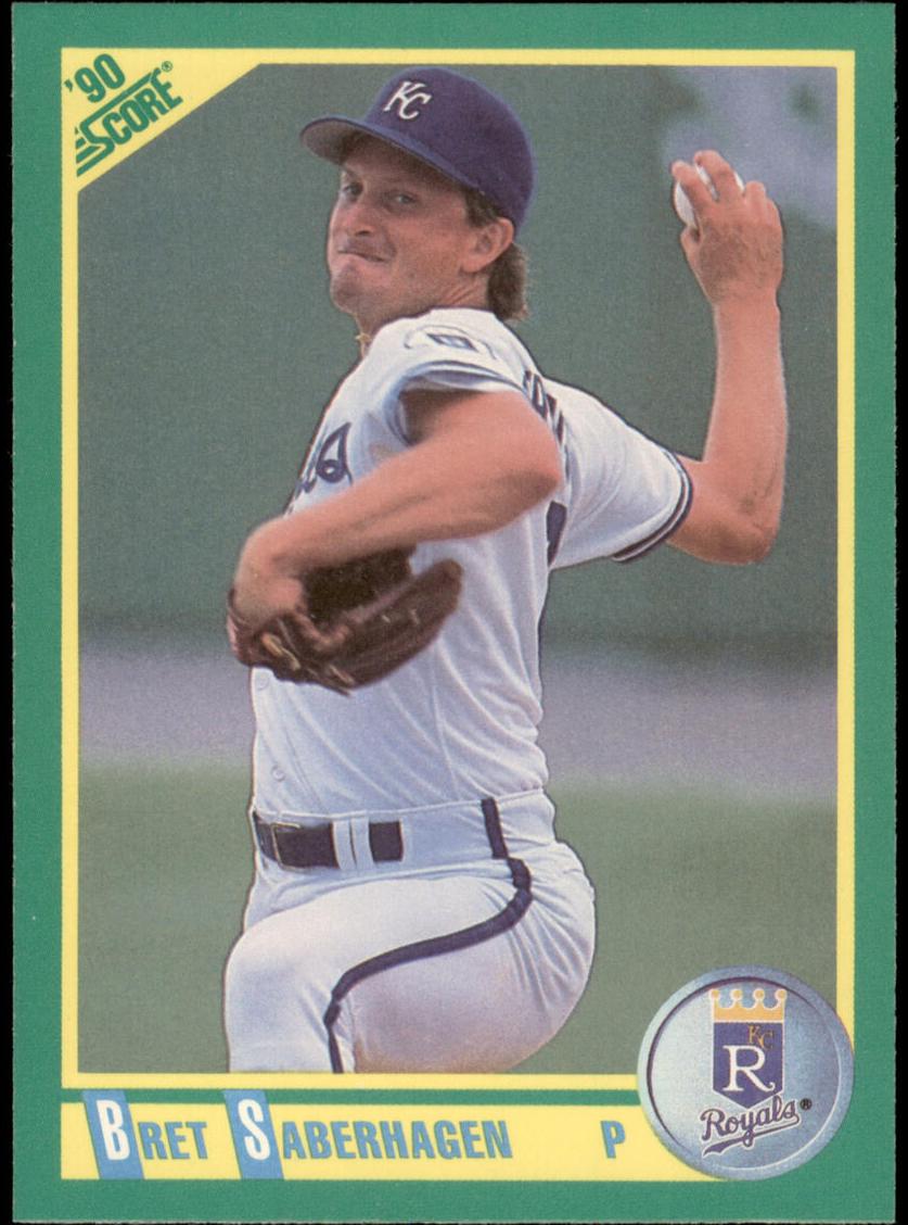 1990 Score Baseball Bret Saberhagen #195