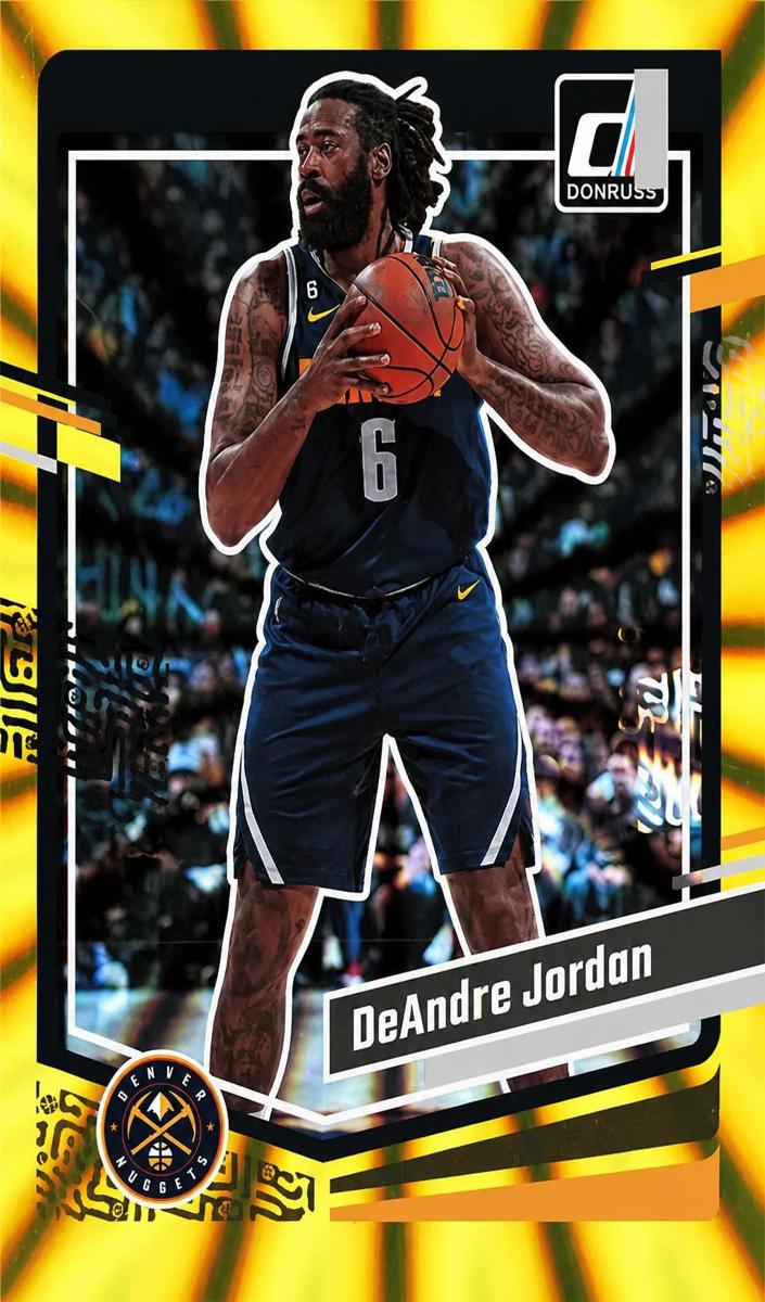 2023 Panini Donruss Basketball Holo Yellow Laser DeAndre Jordan #179