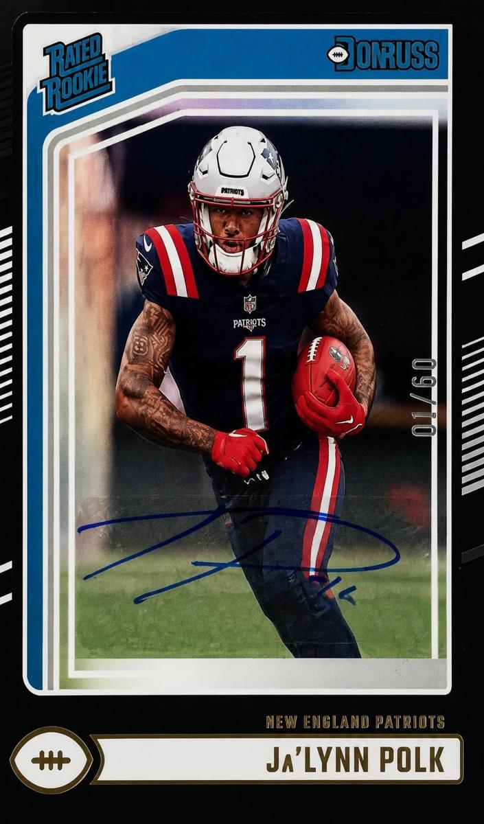 2024 Panini Donruss Football Black Ja'Lynn Polk #373