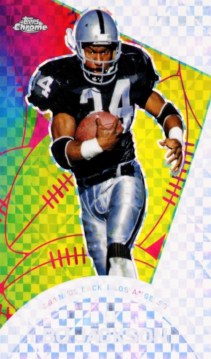 2023 Topps Composite Football X-Fractor Bo Jackson #CAE-18 PSA 9