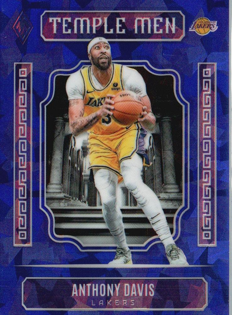 2023 Panini Phoenix Basketball Blue Ice Anthony Davis #25 CGC 9