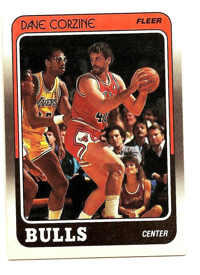 1988 Fleer Basketball Dave Corzine #15