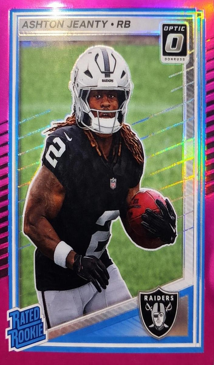 2025 Donruss Optic Football Pink Ashton Jeanty #202 PSA 10