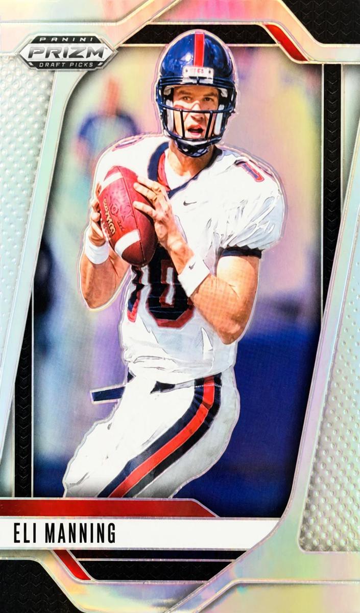 2025 Panini Prizm Draft Picks Football Silver Eli Manning #189
