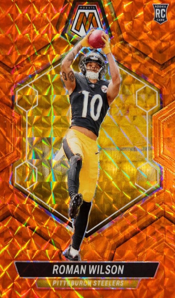 2024 Panini Mosaic Football Orange Roman Wilson #369