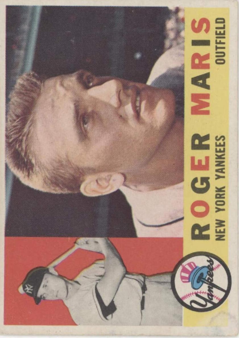 1960 Topps Baseball Roger Maris #377